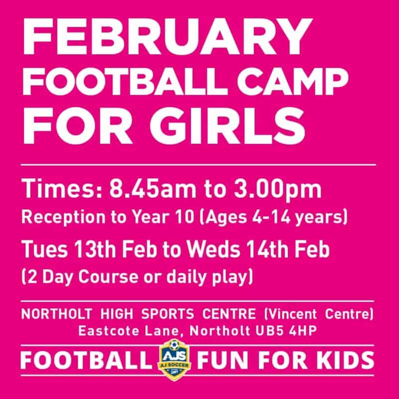 February Football Camp for Girls 2024