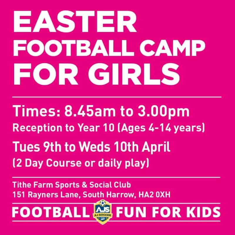 Easter Football Camp for Girls 2024