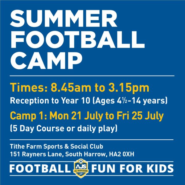 Camp 1 - Summer Football Camp 2025 Boys & Girls