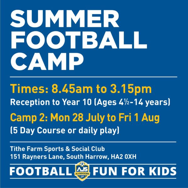 Camp 2 - Summer Football Camp 2025 Boys & Girls
