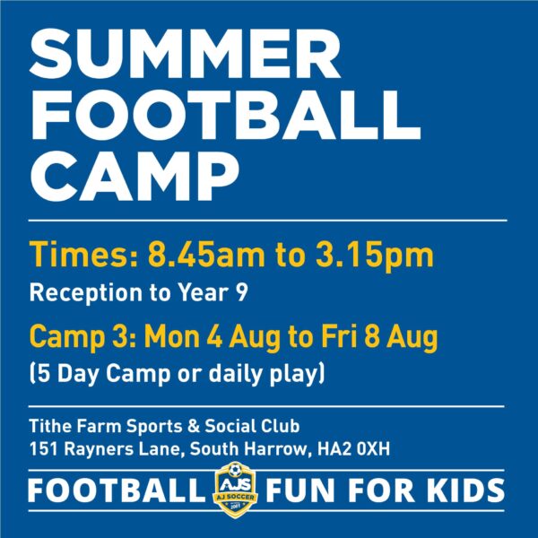 camp 3 - Summer Football Camp 2025 Boys & Girls