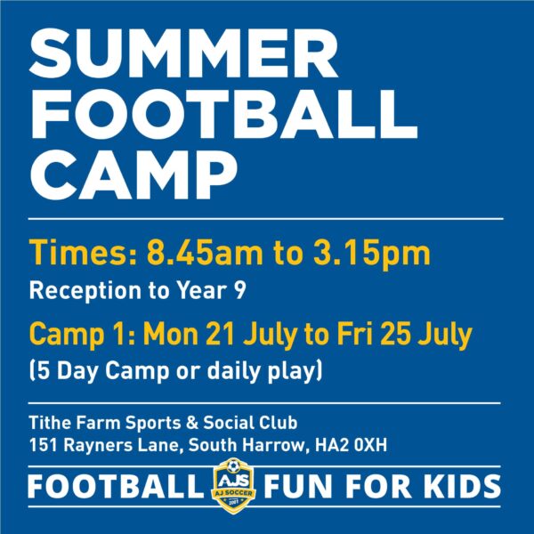 Camp 1 - Summer Football Camp 2025 Boys & Girls