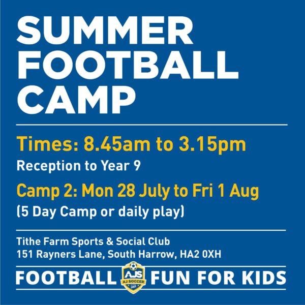Camp 2 - Summer Football Camp 2025 Boys & Girls