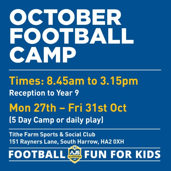October Football Camp 2025 Boys & Girls