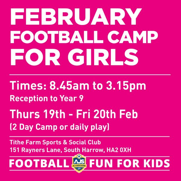 February Football Camp 2026 Girls only