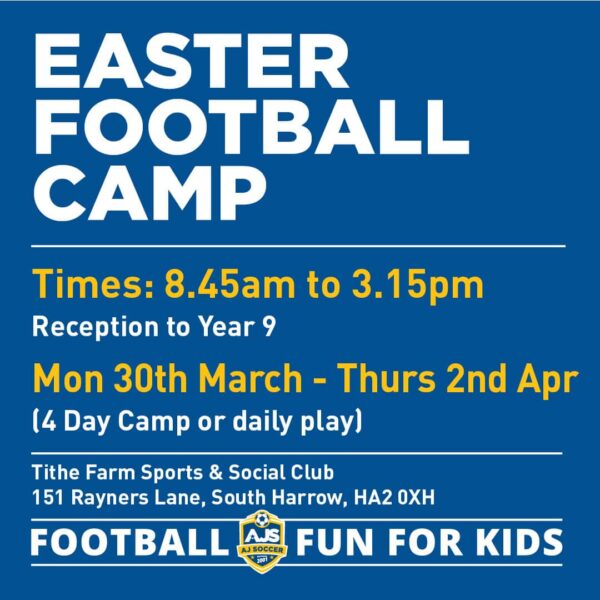 Easter Football Camp 2026 Boys & Girls