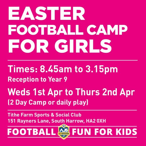 Easter Football Camp 2026 Girls only