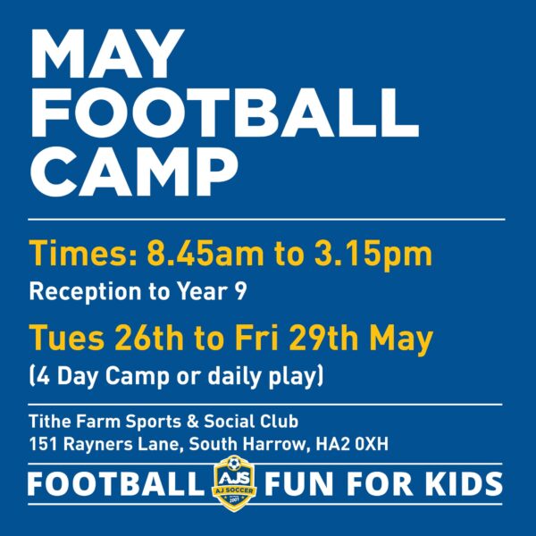 May Football Camp 2026 Boys & Girls