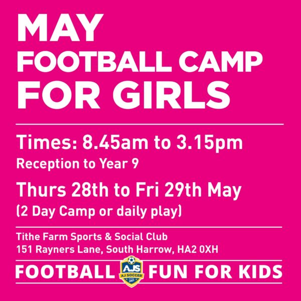 May Football Camp 2026 Girls only