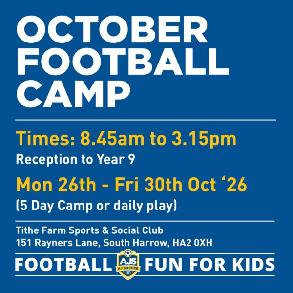 October Football Camp 2026 Boys & Girls